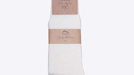 Flat Men : Chaussettes en Laine Unies Sans Couture Pour Hommes